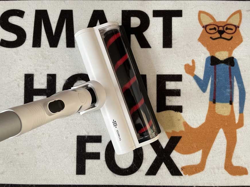 Absaugen des Teppichs